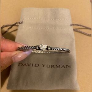 David Yurman “Heart” hook/ latch bracelet